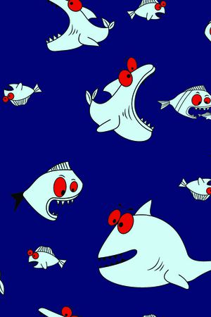 鲨鱼印花华亿平台图片