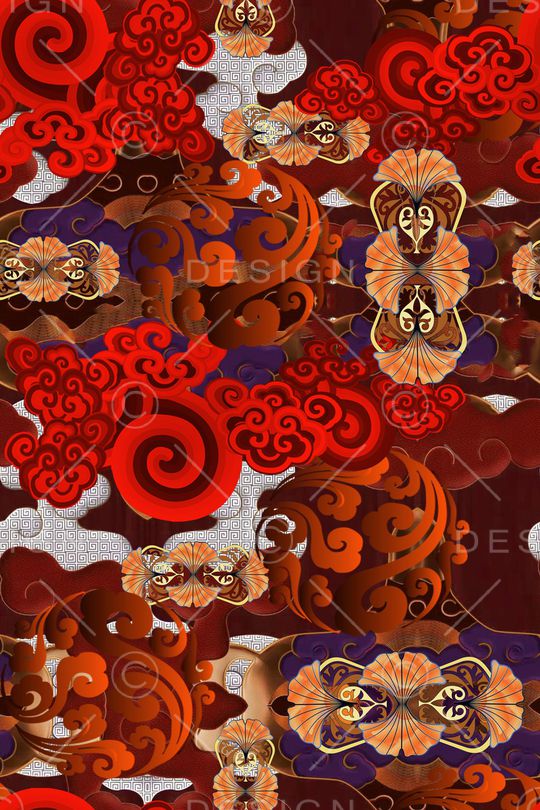 祥云印花华亿平台图片