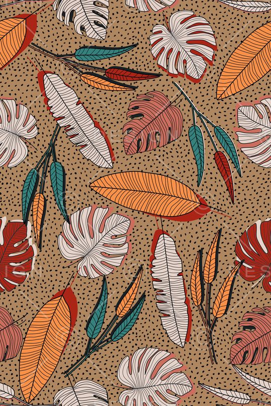 绿植树叶印花华亿平台图片