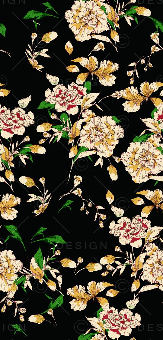 小清新印花华亿平台图片