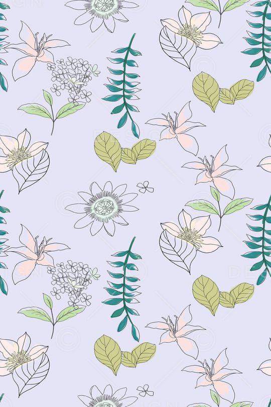 绿植树叶印花华亿平台图片