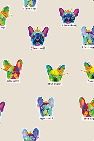 可爱印花华亿平台图片