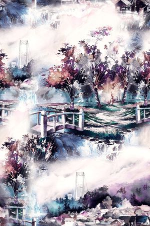 旗袍印花华亿平台图片