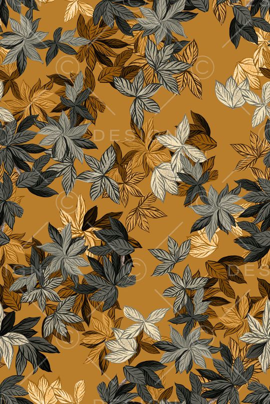 绿植树叶印花华亿平台图片