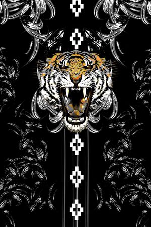 几何印花华亿平台图片