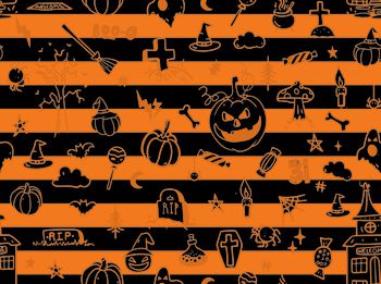 万圣节印花华亿平台图片