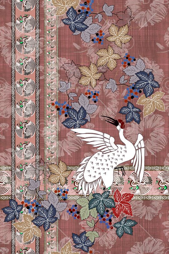 动物花卉印花华亿平台图片