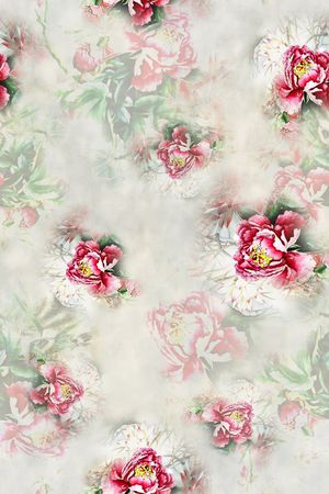 旗袍印花华亿平台图片