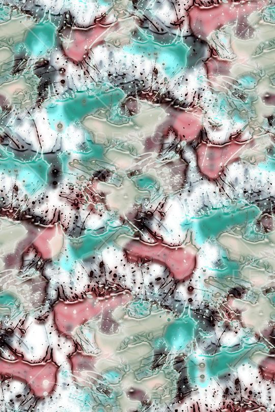 抽象男装印花华亿平台图片