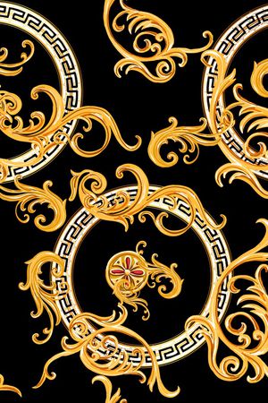 宫廷风印花华亿平台图片