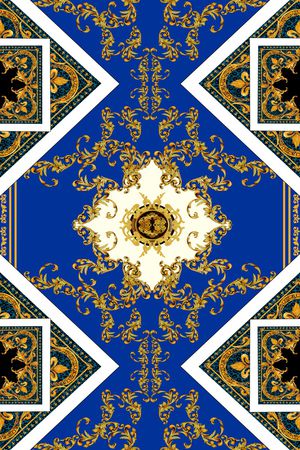 宫廷风印花华亿平台图片