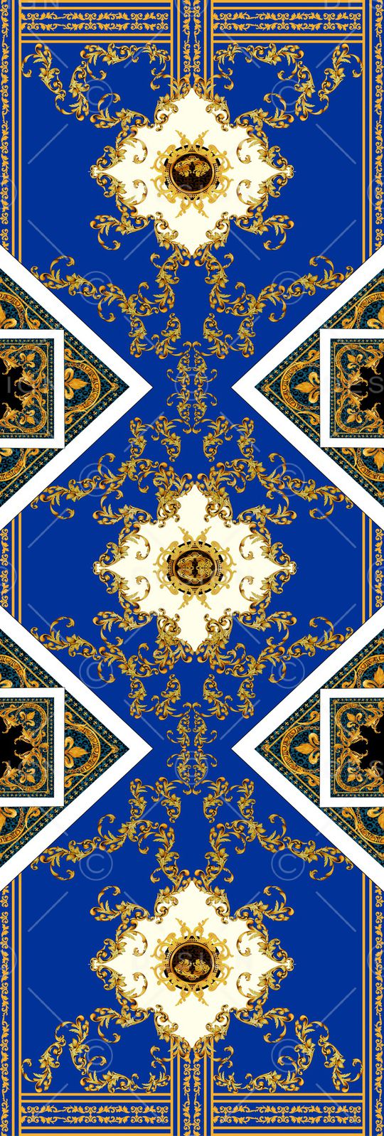 宫廷风印花华亿平台图片