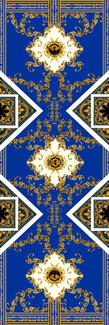 宫廷风印花华亿平台图片