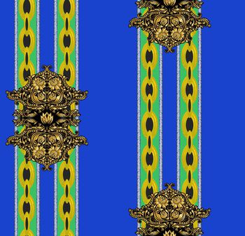 宫廷风印花华亿平台图片