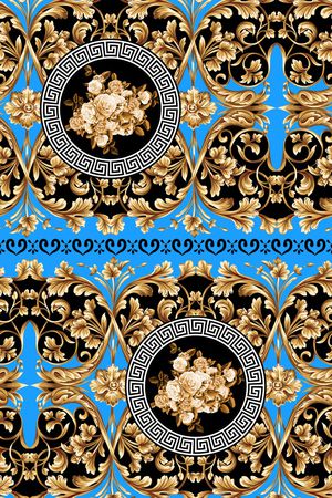 宫廷风印花华亿平台图片