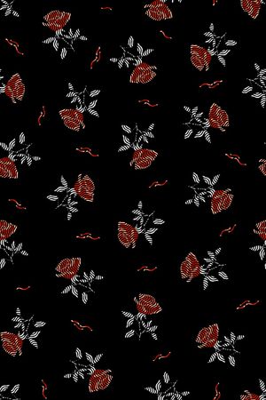 玫瑰花印花华亿平台图片