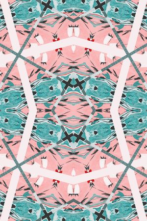 几何印花华亿平台图片