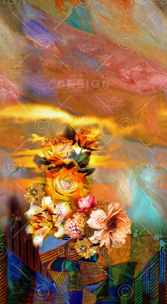 定位花印花华亿平台图片