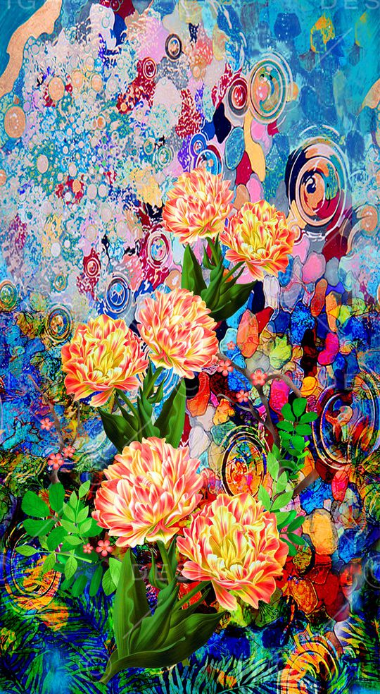 定位花印花华亿平台图片