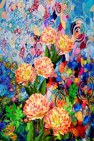 定位花印花华亿平台图片