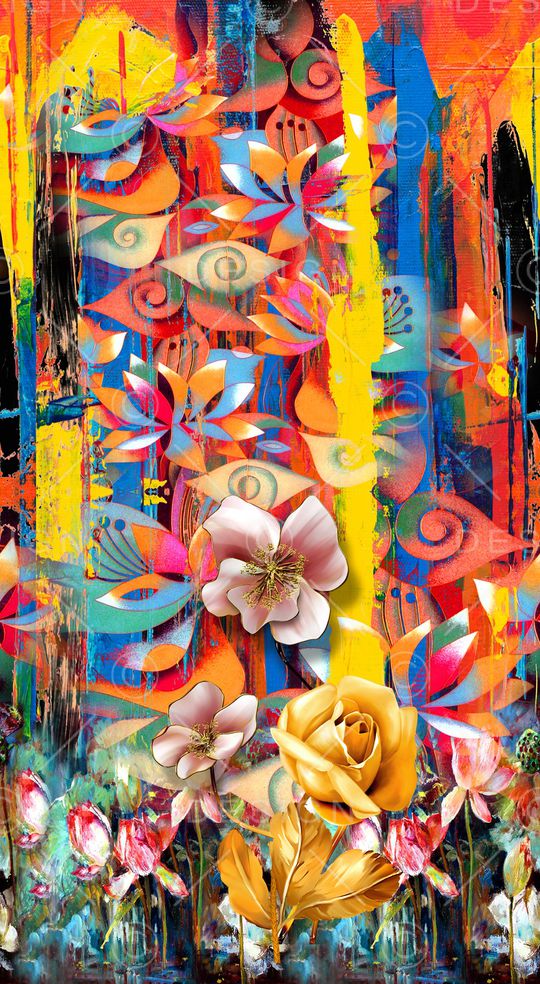 定位花印花华亿平台图片