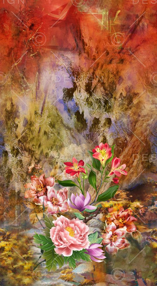 定位花印花华亿平台图片