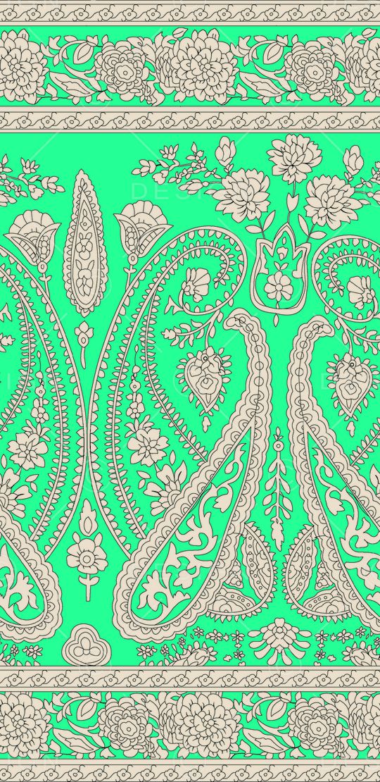 丝巾定位花印花华亿平台图片