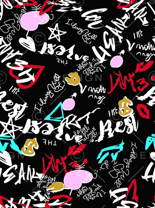 涂鸦印花华亿平台图片