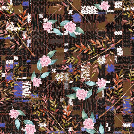 绿植树叶印花华亿平台图片