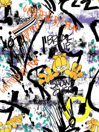 涂鸦印花华亿平台图片