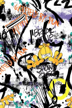 涂鸦印花华亿平台图片