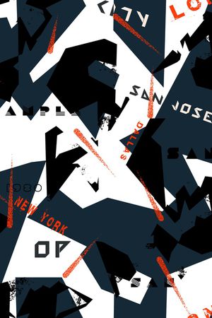 几何印花华亿平台图片