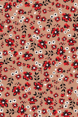 抽象花卉印花华亿平台图片