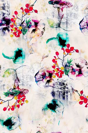 旗袍印花华亿平台图片