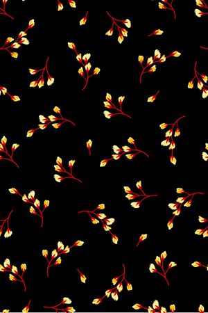 树枝印花华亿平台图片