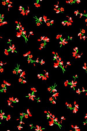 抽象花卉印花华亿平台图片