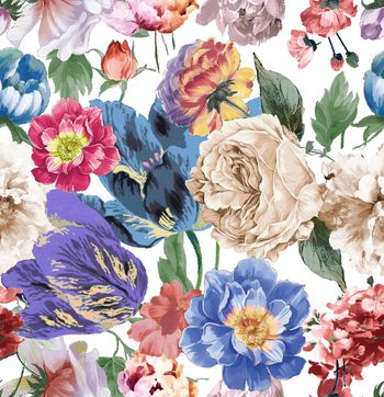 鸢尾花印花华亿平台图片