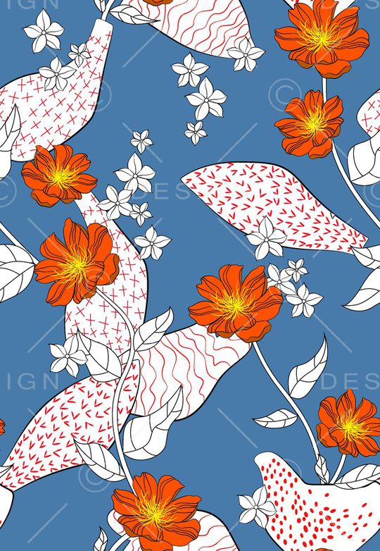 连衣裙印花华亿平台图片