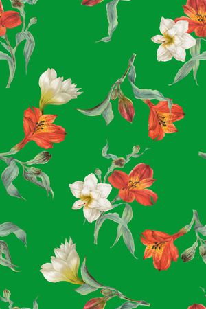 绿植树叶印花华亿平台图片