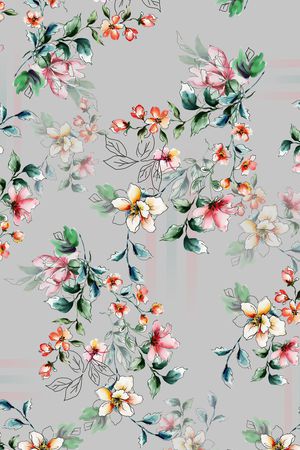 绿植树叶印花华亿平台图片