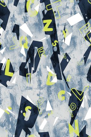 几何印花华亿平台图片