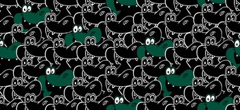 鳄鱼印花华亿平台图片