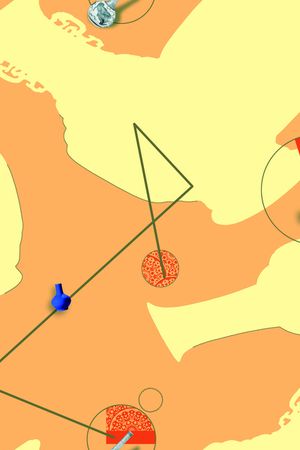 线条印花华亿平台图片