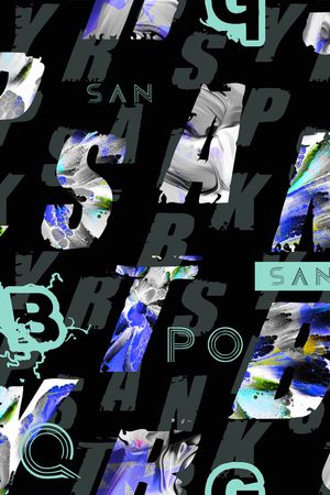 几何印花华亿平台图片