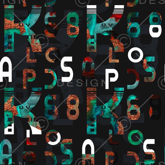 几何印花华亿平台图片