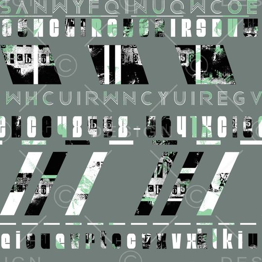 几何印花华亿平台图片