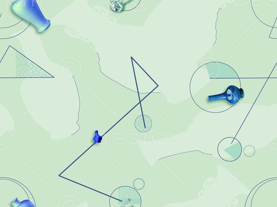 线条印花华亿平台图片