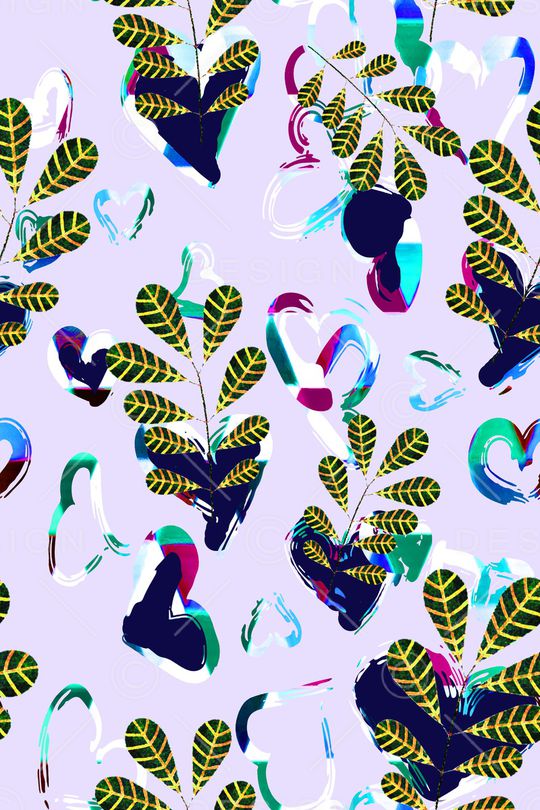 春夏华亿平台印花华亿平台图片