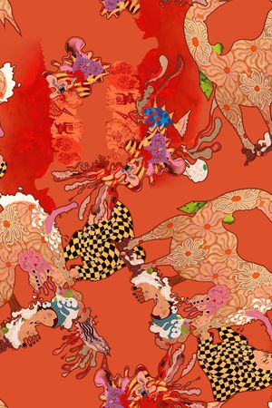 香云纱印花华亿平台图片