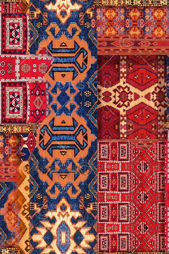 民族花卉印花华亿平台图片